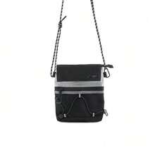 Li Ning Outdoor One Shoulder Bag, Outdoor Sports Casual Crossbody Bag, Autumn Outdoor Shoulder Bag, Portable Small Bag, ABDV221 - Black - View 1