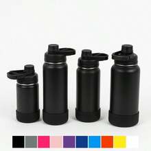 800ml Stainless Steel Thermal Bottle With Silicone Protector MS-922 - 黃色 - 查看 1