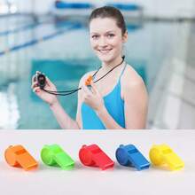 Loud Whistle With Lanyard, Crisp Sound Whistle Bulk For Sports, Survival Whistle - Loud Explosion, For Camping, Hiking, Boating, Hunting, Rescue Signal, Suitable For Referees, Coaches (Random Color) - Red - View 9