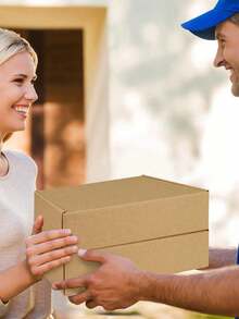 4pcs/10pcs Pink Brown Bulk Shipping Box For Small Business Locking Mailing Box Packaging Medium Cardboard Gift Boxes For Mailing Gifts - Gift Packaging - Small Gift Packaging Halloween Christmas Gift Boxes