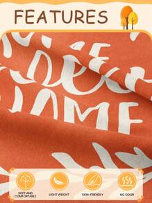 1 pieza/4 piezas Funda de almohada, Fundas de almohada de otoño, Funda de cojín, Ropa de cama, Funda de almohada, Funda de almohada con estampado de un solo lado, Funda de cojín moderno para sofá para decoración de otoño, Funda de almohada naranja, Textil para el hogar suave y acogedor, Transpirable y antipelusas, Suave y amigable con la piel, Fundas extraíbles