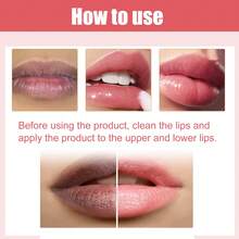 EELHOE 30g Moisturizing Lip Treatment Balm - Moisturizing & Nourishing Care Helps Improve Appearance Of Dryness, Lip Lines And Dark Tones, Supports Smooth Texture With Natural Gloss, Household Size For Daily Lip Care - Đỏ - Xem 6