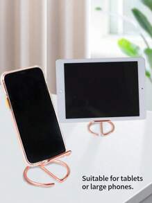 1 Support de téléphone de bureau simple, support de téléphone en alliage de fer et de métal, convient pour le salon, la chambre à coucher, le bureau, l\"étude, etc.