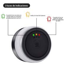 Baliza V16 Geolocalización DGT 3.0 mas Avanzada | con 3 Indicadores Led Conexíon | Bateria | GPS Homologada por DGT [SIM y Datos Pagados hasta 2038]