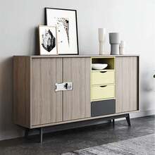 Paquete de 2 cerraduras de seguridad para cajones de puertas delanteras de 2,5 pulgadas para puertas, gabinetes, cajones, cajas de herramientas, etc. - Plateado - Ver 4