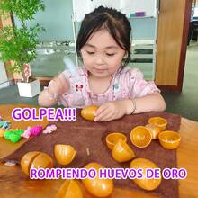 Caja ciega de huevos sorpresa de capibara con 20 unidades: ¡rompe y descubre las figuras y regalos dentro!Regalo de Navidad - Amarillo - Ver 2