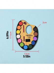 (Paint+Brush)Beginner Watercolor Powder Solid Watercolor Paint Set Art Watercolor DIY Painting Graffiti Can Be Water Watercolour Paint Set, Paint Blocks For Children,12 Colors Watercolor Block Perfect For Kids, Art Supplies For Beginners - Multicolor - View 8