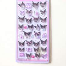 Sanrio Sanrio 1/5pcs Cute Japanese-Style Sanrio Fun Stickers - Cinnamoroll, My Melody Cartoon 3D Relief Stickers For Mobile Phones, 3D Decorative Stickers,Sticker Party Christmas Birthday Decoration Gift Western Stickers, Scrapbook High Quality Stickers, Graffiti Stickers, Diary, Laptop, Bumper, Skateboard, Water Bottle, Computer, Cartoon, Safety Helmet, Car Stickers, Stickers Can Bring A Lot Of Fun To Your Life, Making It The Perfect Gift For Adults