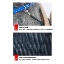 Large Portable Shoulder & Handheld Bag, Foldable Mesh Design Suitable For Medium/Small Cats & Dogs, Breathable Small Pet Carrier, Summer Pet Dog Bag, Shoulder Bag, Black Cat/Dog Carrier For Small Dogs