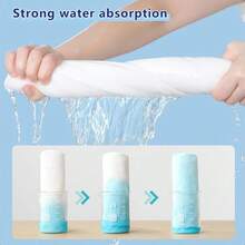 Disposable Bath Towels Large Compressed Towel Tablets Disposable Towels Portable Thick Paper Towel Reusable Suitable For Hiking Camping Sports Swimming And Traveling 55.1 X 27.5 Inches