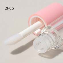 10支装大号圆形唇彩管，可重复使用DIY唇膏补充装，价格实惠，适合作为圣诞礼物、化妆品、化妆工具、平价好物、礼品、女士礼品、圣诞礼物、赠品、旅行必备。 - 粉色 - 查看 12