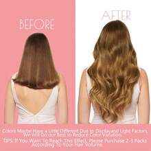 Human Hair Seamless Hair Extensions Clip In Balayage Chocolate Brown Mixed With Caramel Blonde Invisible Clip In Hair Thick Human Hair - S4/27 - View 5