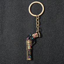 1个奥术妖精5厘米枪灰色金属钥匙扣，男士武器模型钥匙扣，金属钥匙圈，奥术警长皮肤圣诞礼物袋挂件，汽车配件，教师朋友姐妹礼物创意 - Color 1 - 查看 4