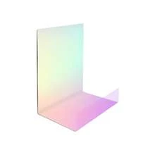 1pc Acrylic Bookshelf, Transparent Book Stand, Book Holder, Minimalist Creative Student Book Display Rack - Multicolor - View 10