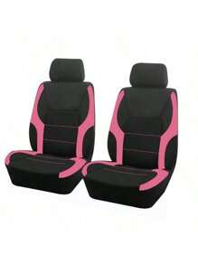 REMAX Car Seat Covers Set Polyester Fabric With Airbag Universal Fit  Auto Accessories For Women New Design