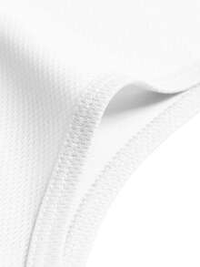 肌肉男健身无袖背心，训练训练衫，适合举重、户外休闲、徒步、篮球、足球等运动。 - 白色 - 查看 4