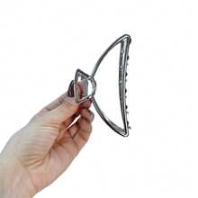 Large Metal Piranha In Gold And Silver, Various Models, Hair Clip, Hairstyle - MODEL 5 - View 3