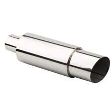 1pc Universal Car Exhaust Systems Muffler High Performance Stainless Steel Straight Through Exhaust Muffler Enhance Sound And Style - one-size - View 12