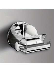 1pc Shower Base Bracket, Movable And Easy To Install Shower Head Holder, No Drilling Required, Equipped With Adjustable Suction Cups And Swivel Hooks, Durable Plastic, Bathroom Accessory - Multicolor - View 10