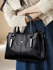 KAIDIFEINIROO 2026 Luxury Women's Handbag, Designer Soft Leather Shoulder Tote Bag, Large Capacity Elegant Satchel - Black - View 11