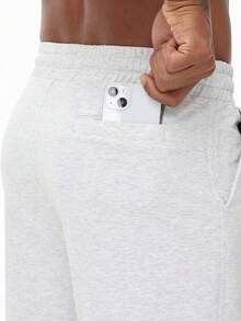 VN-Men's Plus Size ShortsVN-Men's Plus Size Shortsn's Lounge Shorts With P Poets Loose-Fit Jeey Shorts Running,Workout,Tining, Basketbashorts Menshorts Men - 希瑟懷特 - 查看 7