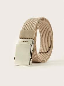 1pc Canvas Military Style Belt, Fashion Versatile Men's Accessory, Plus Size 125cm-145cm, Adjustable Design, Suitable For Casual Wear And Outdoor Activities, Multiple Colors Available Fall, Autumn, Halloween Autumn-Winter Accessories,Suitable For Teens, Youth,Men,Casual, Outdoor, Athletic, Vacation, Graduation Gifts, Birthday, Daily Wear - Military Style Belt - View 19