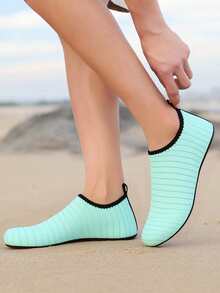 Leisfit Women's Ultra Light Beach/Water Shoes, Non Slip Snorkeling Barefoot Flexible Swimming Shoes, Adult Water Sandals - Soft And Waterproof, Suitable For Professional Non Slip Water Shoes And Indoor/Outdoor Sports Shoes For Beach, Swimming, Diving And Snorkeling - Light Blue - View 5