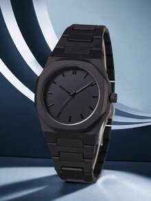 1pc Men's Fashion Casual Personalized Arabic Numeral Dial Quartz Watch, Suitable For Daily Wear Or As Holiday Gift - Multicolor - View 12