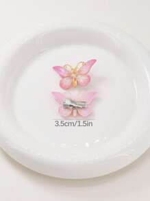 Set de 15 piezas de pasadores para el cabello con diseño de mariposa lindos para niñas, multicolor de alta calidad, dulces y elegantes, versátiles para uso diario