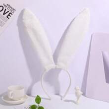 1pc/2pcs Sexy Bunny Ear Headband, Cosplay Accessory - Multicolor - View 8