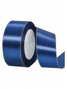 1pc 4cm Gold Ribbon, Ribbon, Colorful Ribbon, Ribbon For Wedding Cake Decoration, Chair Back, Gift Wrapping, DIY - Multicolor - View 19