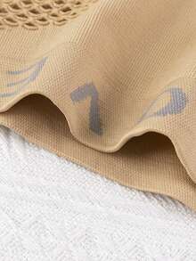 3 pièces Culottes sans couture de couleur unie avec lettres ajourées, sous-vêtements sexy et confortables pour un port quotidien pour femmes