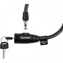 Schwinn - Cerraduras de Bicicleta, Cerradura en U o Opciones de Bloqueo Iluminado, Resistente antirrobo, Cerradura para Equipos al Aire última intervensión y Bicicleta - Negro - Ver 3