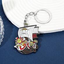 1/5件套经典动漫《海贼王》周边,蒙奇·D·路飞通缉令金属钥匙扣,可个性化定制包包/汽车钥匙扣,适合粉丝收藏或作为礼物,也可作为派对礼品。 - 彩色 - 查看 16