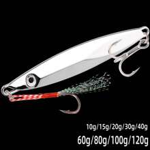 1pc Lure Long Casting Metal Jigging Lead Fish IMA Metal Jig For Dragging Hard Lure Perch Fish Fishing Bait Fishing Accessories Trout Zander Jigging Bait Saltwater Bait