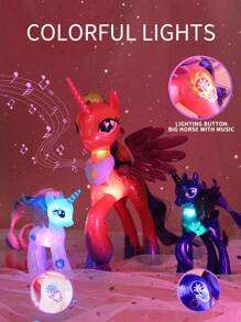 Hasbro Light-Up Playset With Music & Comb – 36.2CM Pretend Play Toy For Girls, Birthday & Back To School Gift – 2 Colors Mixed