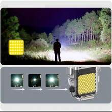 USB Rechargeable Electric Lighter LED Induction Light Does Not Go Out With Wind - Multicolor - Ver 4