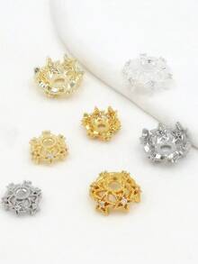 5件，珠宝配件，珠宝组件，星形隔珠，珠宝制作用珠子，隔珠，珠宝制作用品，不易掉色，非常适合耳环，项链，手链，女士珠宝配饰，打造您自己的特色女士珠宝。万圣节珠宝制作配件，圣诞节珠宝配件