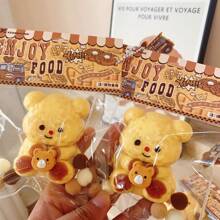 Cute Small Bear Squeeze Toy - Stress Relief Toy, A Stress Relief Artifact For Everyone (Yellow, 1 Piece)