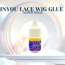 Extreme Hold Lace Glue For Wigs, Waterproof, Invisible Bonding, 0.61Ounce