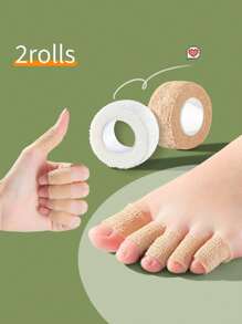 2卷8米超薄透气防摩擦脚跟贴，隐形吸汗粘性脚趾保护贴，适用于高跟鞋、凉鞋和日常穿着