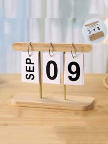 Nordic Minimalist And Creative Page Turning Calendar, Desk Calendar Decoration, Home Living Room Dining Table, Coffee Table, Office Desk Decoration Best Gifts Birthday Graduation