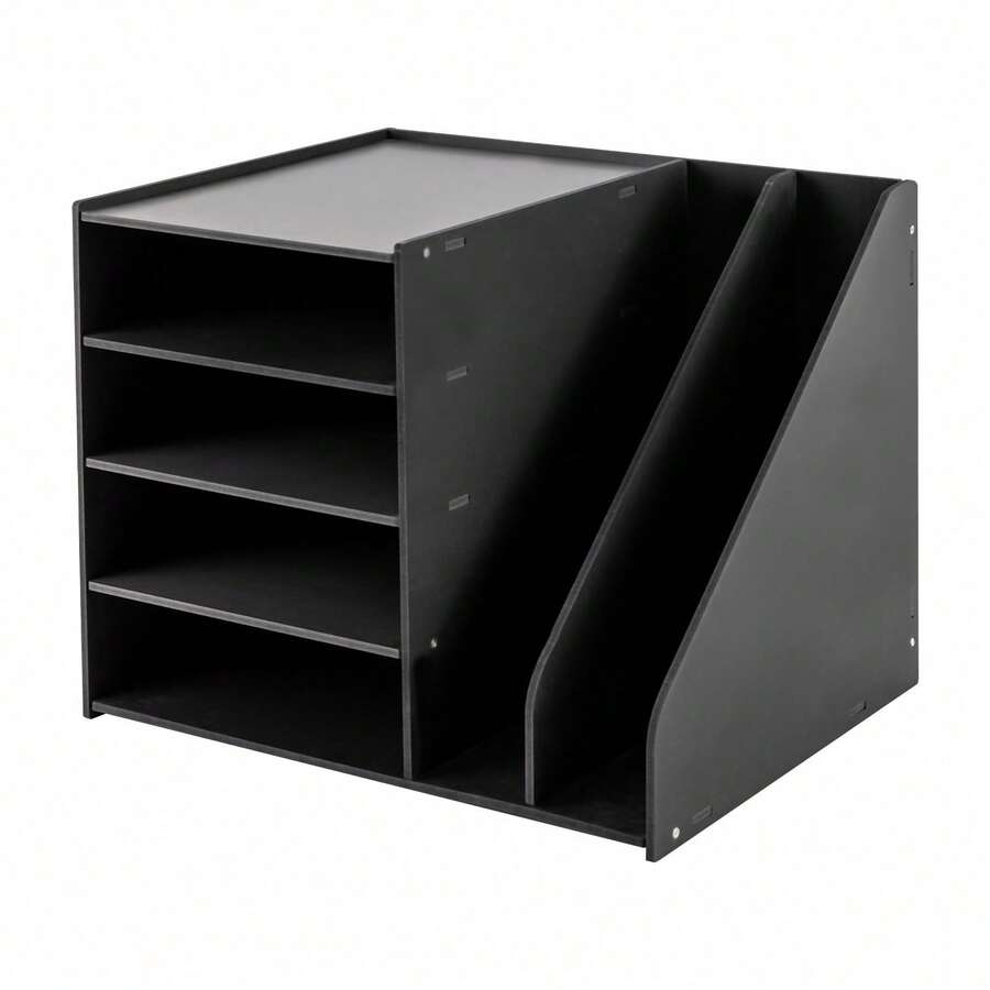 SENDERPICK For Office Mail Sorter PVC File Holder Organizer Black File Holder Organizer - Black - View 1