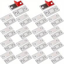 Magnetic Connectors For Cabinets. These Ultra-Thin Magnetic Latches Are Used For Drawer Magnetically Bonded Cabinet Locks For Magnetic Closure, Suitable For Kitchen Cabinet Doors And Magnetic Door Closers.
