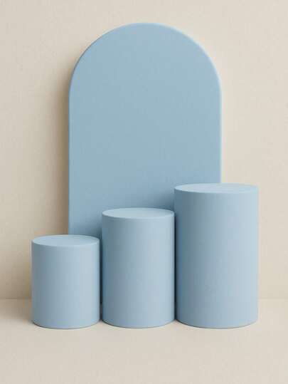 Conjunto De Capas 4 Peças Painel Romano Dupla Face e Cilindros