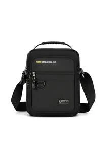 1pc New Vertical Nylon Material Multi-Layer Zipper Closure Adjustable Shoulder Strap Casual Daily Business Men Messenger Bag, Suitable For Commuting, Work, Business Meetings Canvas Tote Bag - Multicolor - View 16