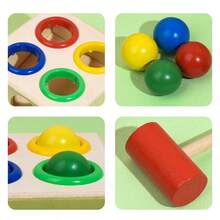 Pounding Desk, Ball Striking Desk, Mallet Box, 0ducatinal Toys For Color Recognition And Cognitive Development, Early Learning Toys,Toddler Toys Building Hammer,Toys R Us Girls,Veterinary Toys