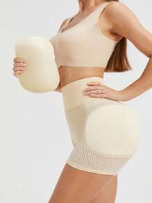 Women High Waist Butt Lifter Shapewear Shorts With Removable Padded Sponge Push Up Control Panties