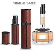 Travel Perfume Dispenser, Luxury Leather Bottom Filling Refillable Perfume Atomizer, Perfume Atomizer Bottle For Travel, Mini Cologne Sprayer, Portable Spray