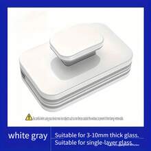 双面磁性玻璃清洁器 - 非电动手动玻璃清洁器，适用于高层建筑，采用强磁吸附设计，可安全清洁厚度达 0.5 英寸的单层玻璃 - 室内外均可使用，内外磁性玻璃清洁工具 - 彩色 - 查看 12